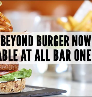 Vegan Beyond Burger Now Available from All Bar One