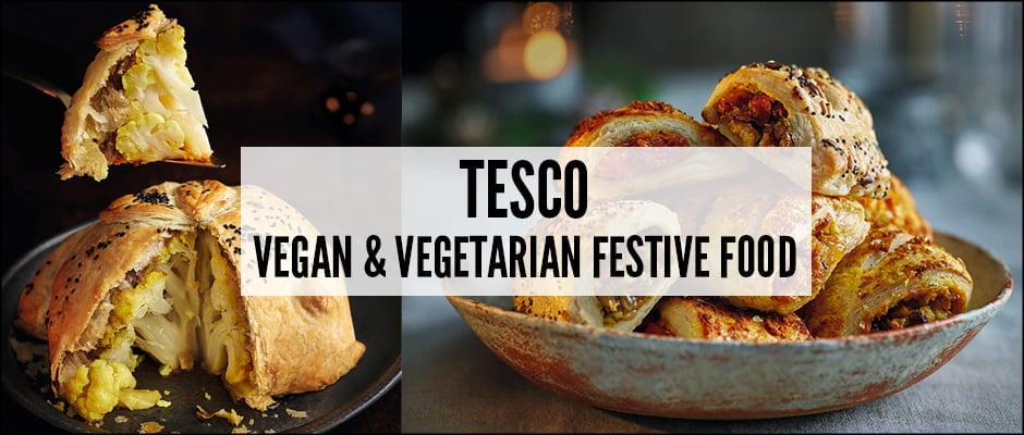 Tesco Vegan and Vegetarian Festive Food
