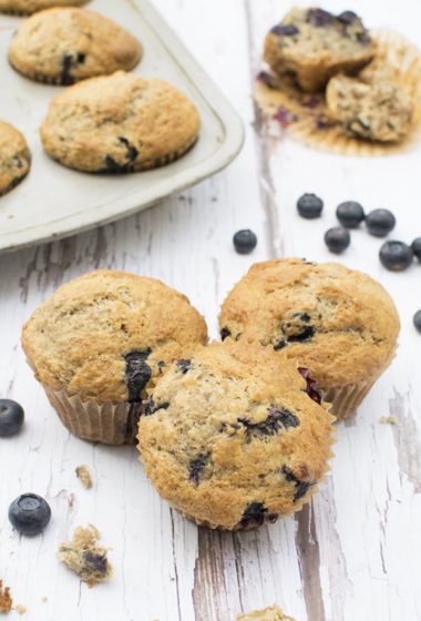 Blueberry Lemon Muffins [vegan] by The Flexitarian - Annabelle Randles &copy;