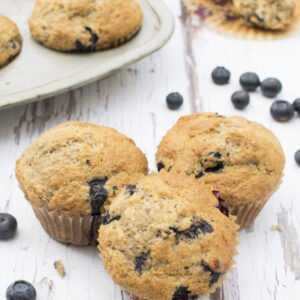 Blueberry Lemon Muffins [vegan] by The Flexitarian - Annabelle Randles ©