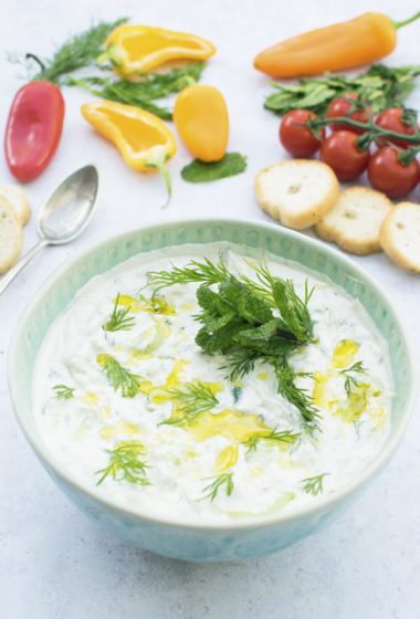 Vegan Tzatziki by The Flexitarian