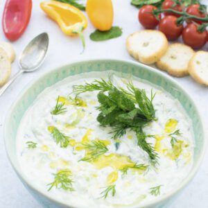 Vegan Tzatziki by The Flexitarian