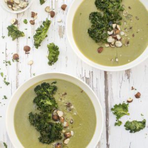 Jerusalem Artichoke & Kale Soup [vegan] by The Flexitarian
