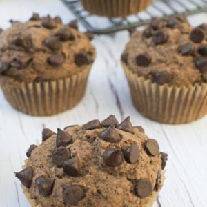 Vegan Chocolate Muffins by The Flexitarian