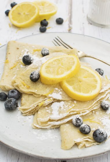 Easy Vegan Crepes by The Flexitarian