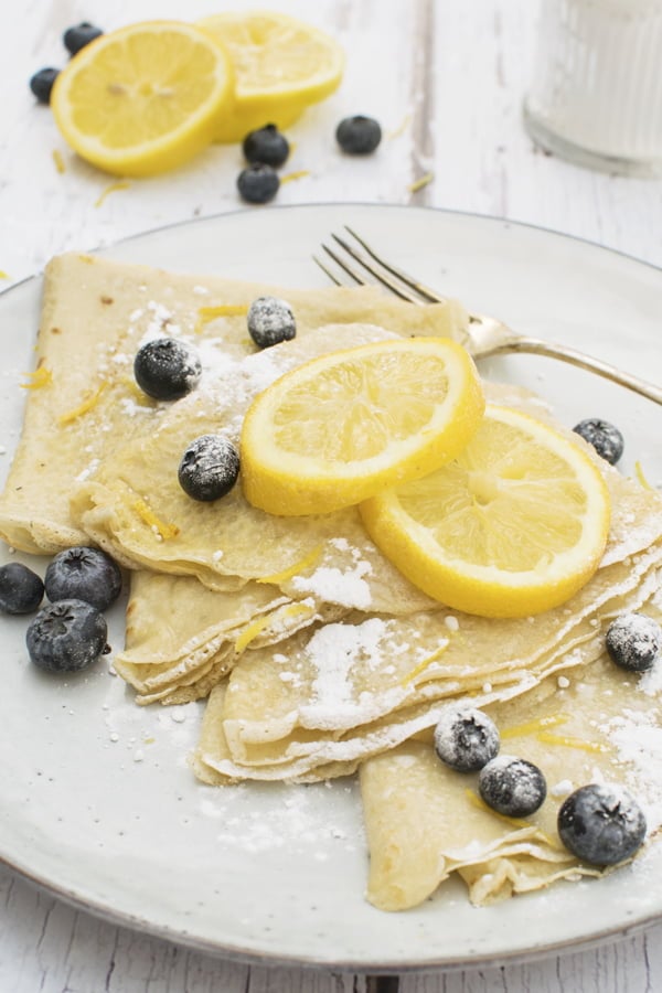 Easy Vegan Crepes by The Flexitarian - Annabelle Randles ©