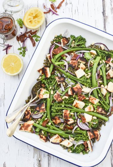Broccoli, Halloumi & Lentil Salad [vegetarian] - The Flexitarian