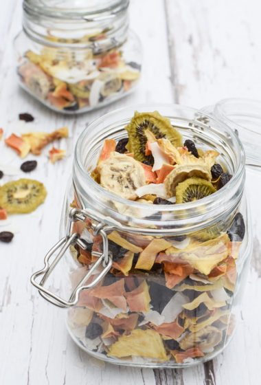 Tropical Fruit Mix BioChef Arizona Sol Food Dehydrator &copy; 2019 - Annabelle Randles : The Flexitarian : www.theflexitarian.co.uk