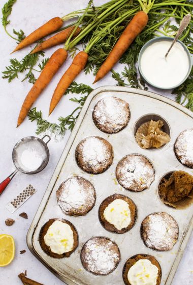 Vegan Carrot Muffins - The Flexitarian