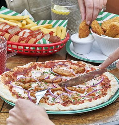 Frankis and Bennie Vegan Menu