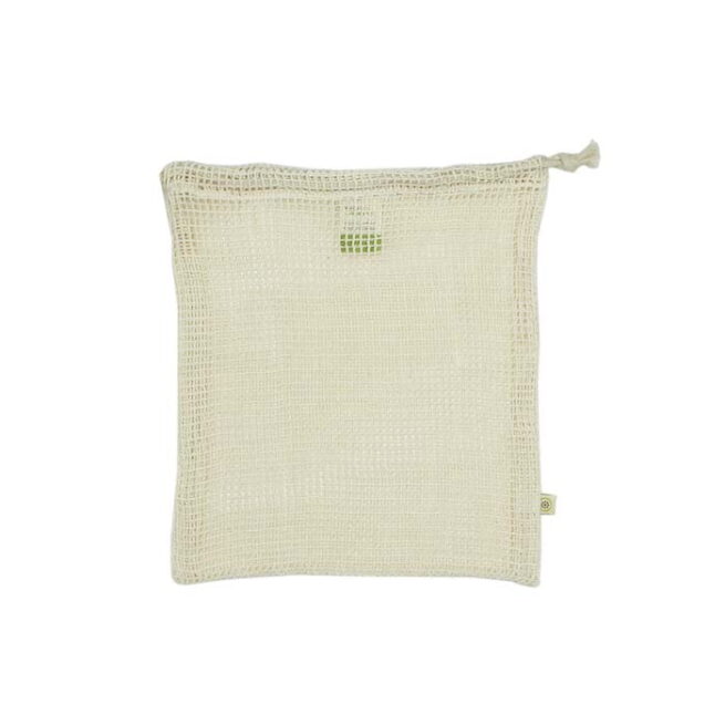 Organic Cotton Mesh Produce Bag - Medium (26 x 32cm) - Image 5