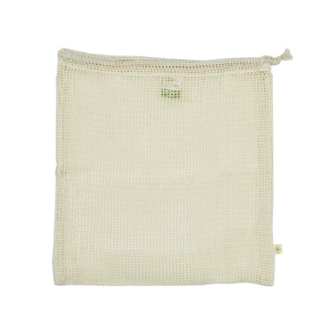 Organic Cotton Mesh Produce Bag - Large (34 x 38cm) - Image 4