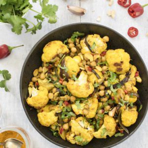 Turmeric Roasted Cauliflower by The Flexitarian