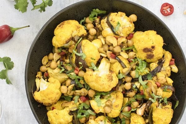 Turmeric Roasted Cauliflower by The Flexitarian © Annabelle Randles - Le Flexitarien
