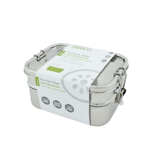 "Buruni" - Leak Resistant Two Tier Lunch Box - Image 4