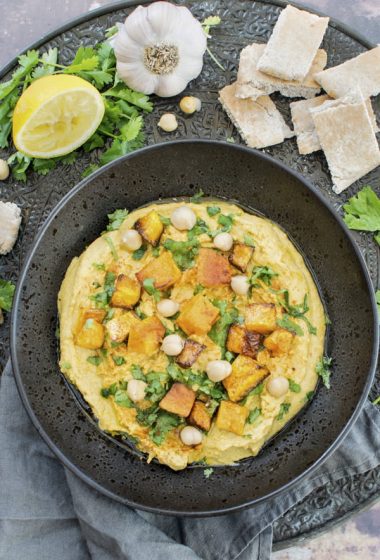 Roasted Butternut Squash Hummus [vegan] [gluten free] | The Flexitarian