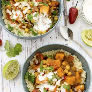 Sweet Potato & Chickpea Moroccan Stew [vegan] 2019 © Annabelle Randles The Flexitarian