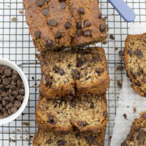 Vegan Choc Chip Banana Bread | The Flexitarian