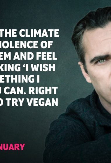 JOAQUIN PHOENIX VEGANUARY TWITTER
