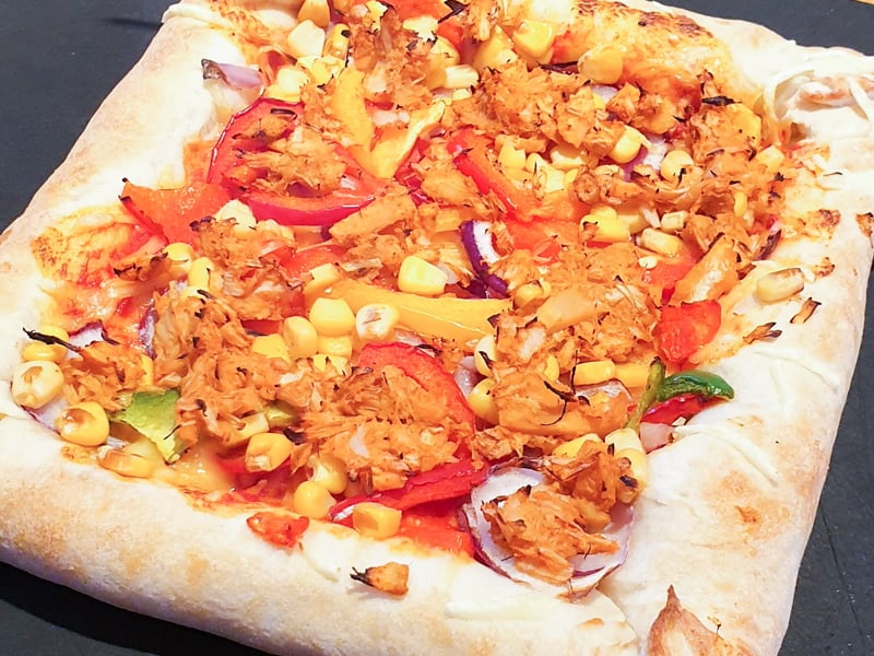 The NEW Pizza Hut Vegan Stuffed Crust Pizza