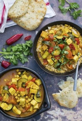 Courgette & Tofu Curry [vegan] 2020 &copy; Annabelle Randles | The Flexitarian
