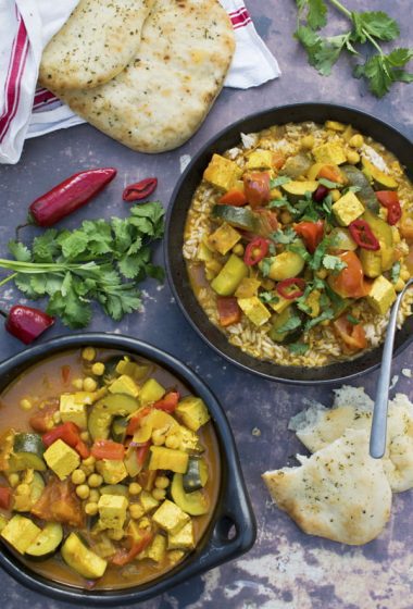 Courgette & Tofu Curry [vegan] 2020 &copy; Annabelle Randles | The Flexitarian
