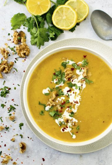 Curried Butternut Squash Soup [vegan] by The Flexitarian
