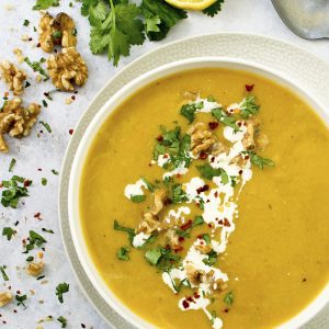 Curried Butternut Squash Soup [vegan] by The Flexitarian