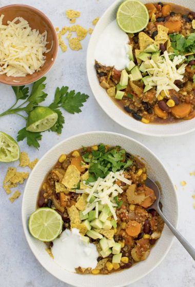 Mexican Quinoa Stew [vegan] The Flexitarian