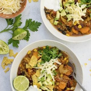 Mexican Quinoa Stew [vegan] The Flexitarian
