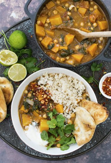 Butternut & Spinach Curry [vegan] &copy; The Flexitarian