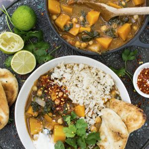 Butternut & Spinach Curry [vegan] © The Flexitarian