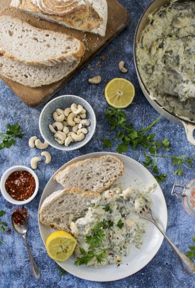 Creamy Leeks &; Butter Beans [vegan]