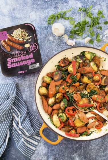 Like Meat Sausage and Potato Casserole by The Flexitarian