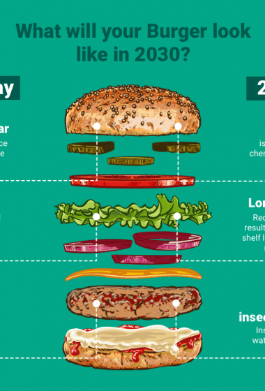 UKRI Net Zero Eating Burger