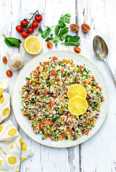 Cauliflower Rice Tabbouleh | The Flexitarian