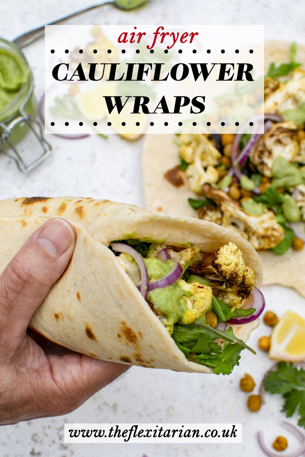 Air Fryer Cauliflower Wraps