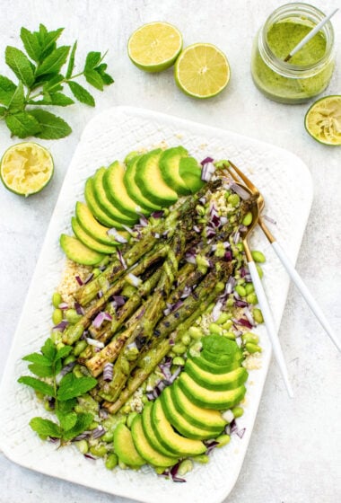 Grilled Asparagus Salad l The Flexitarian