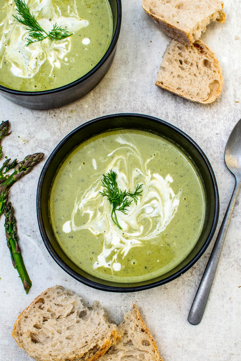 Cream of Asparagus Soup 