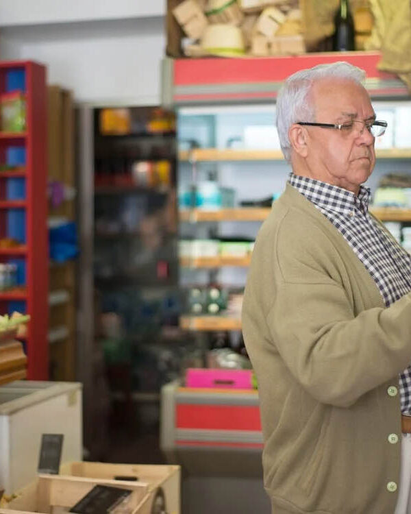 Photo by Kampus Production: https://www.pexels.com/photo/man-in-brown-cardigan-holding-a-box-8422699/