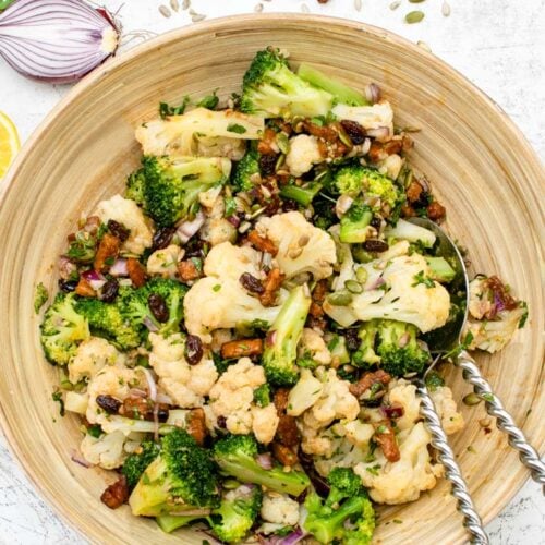 broccoli & cauliflower salad