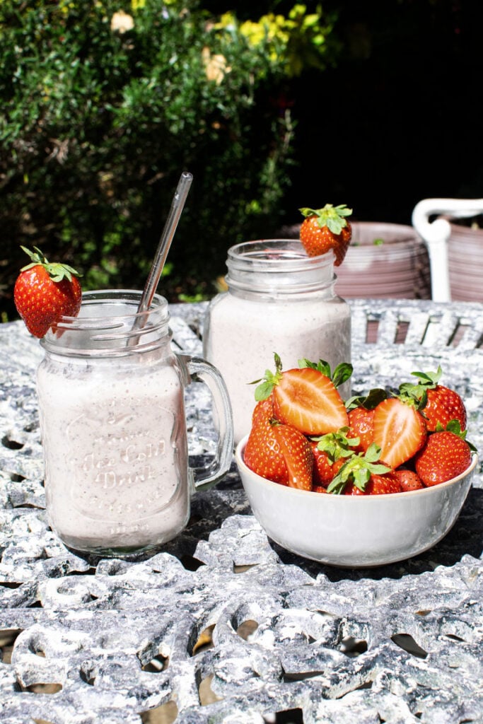 High protein fruit smoothie