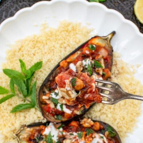 baked aubergine