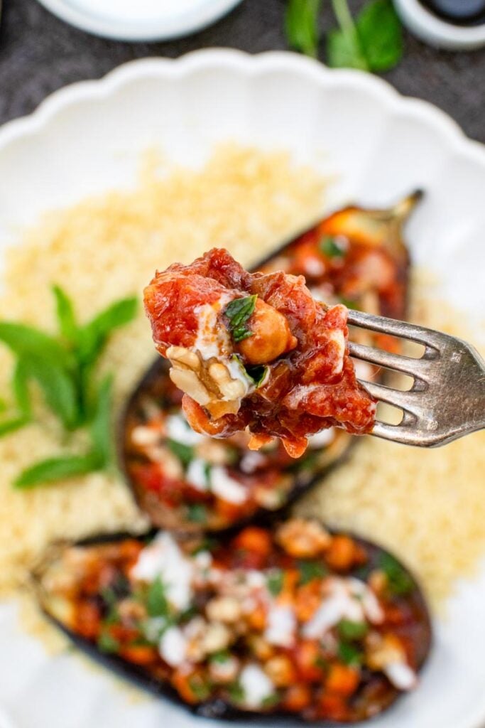 baked aubergine