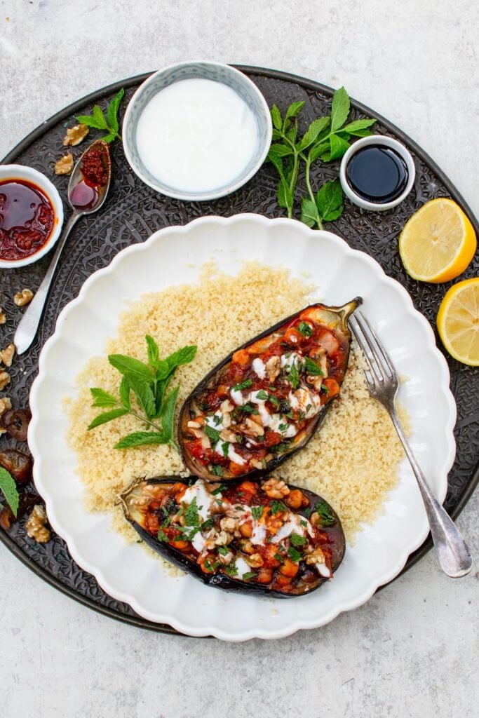 baked aubergine
