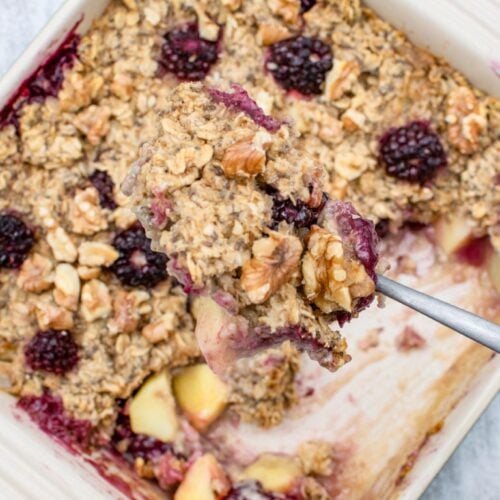 Blackberry Baked Oatmeal