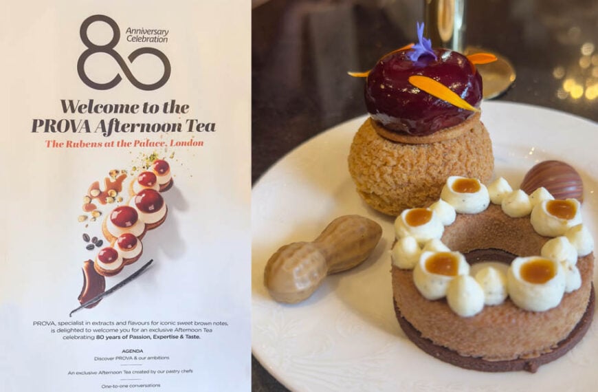 Prova Turns 80: An Afternoon Tea in London, And The Story Behind Vanilla