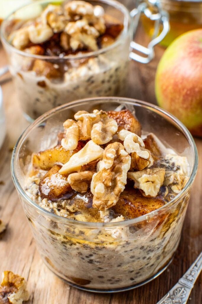 apple pie overnight oats