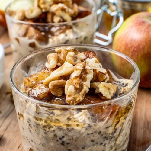 apple pie overnight oats