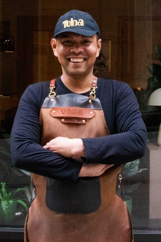 Chef Pino Edward Sinaga, founder of Toba Indonesian restaurant in London